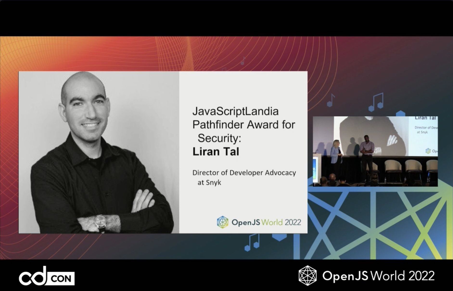Liran Tal OpenJS Foundation Security Award