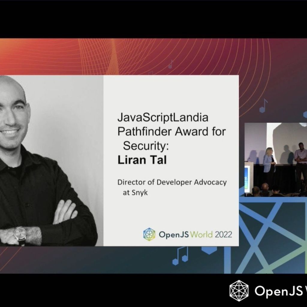 Liran Tal OpenJS Foundation Security Award